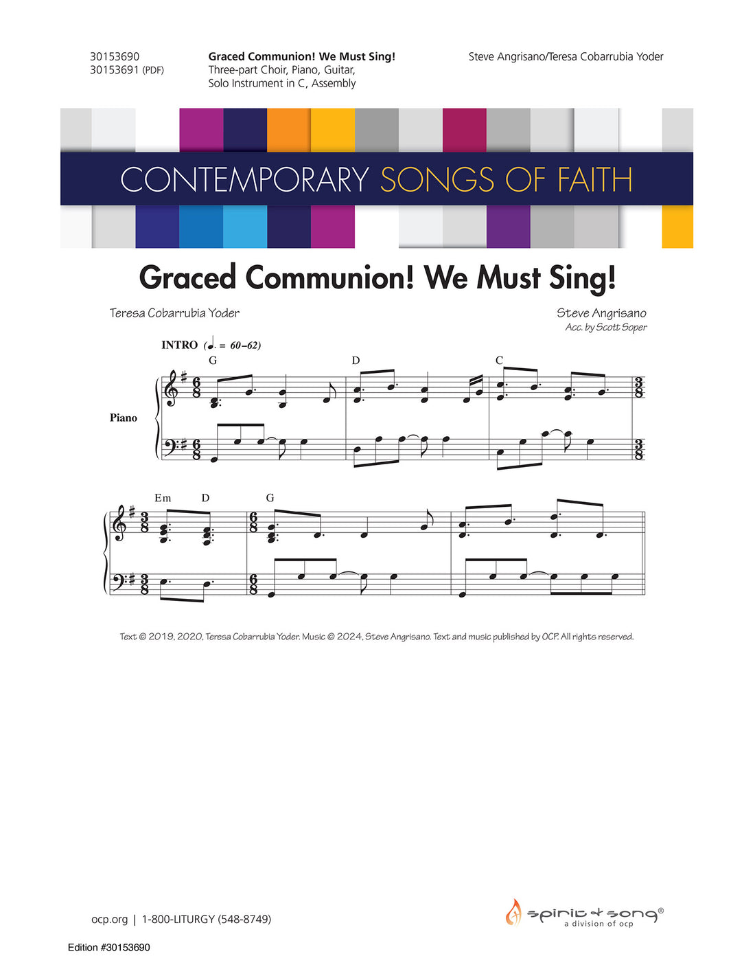Graced Communion! We Must Sing!