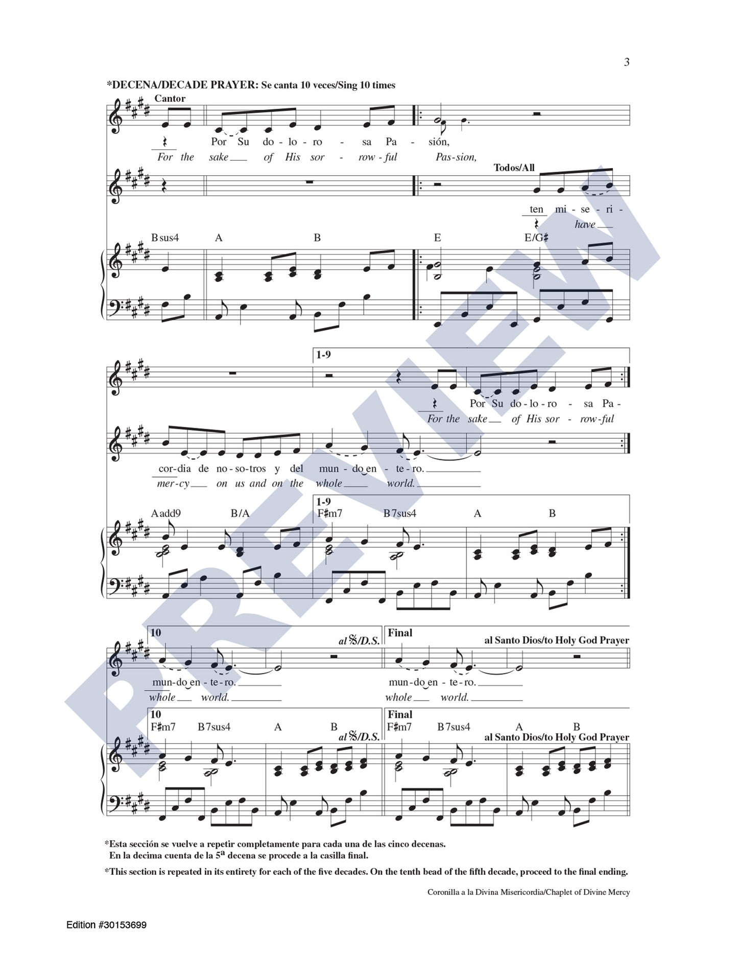 Coronilla a la Divina Misericordia/Chaplet of Divine Mercy