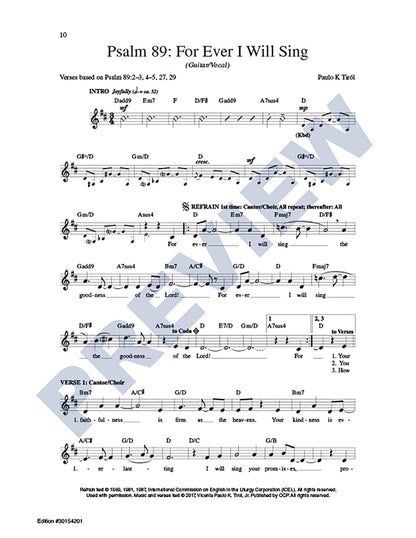 Psalm 89: For Ever I WIll Sing