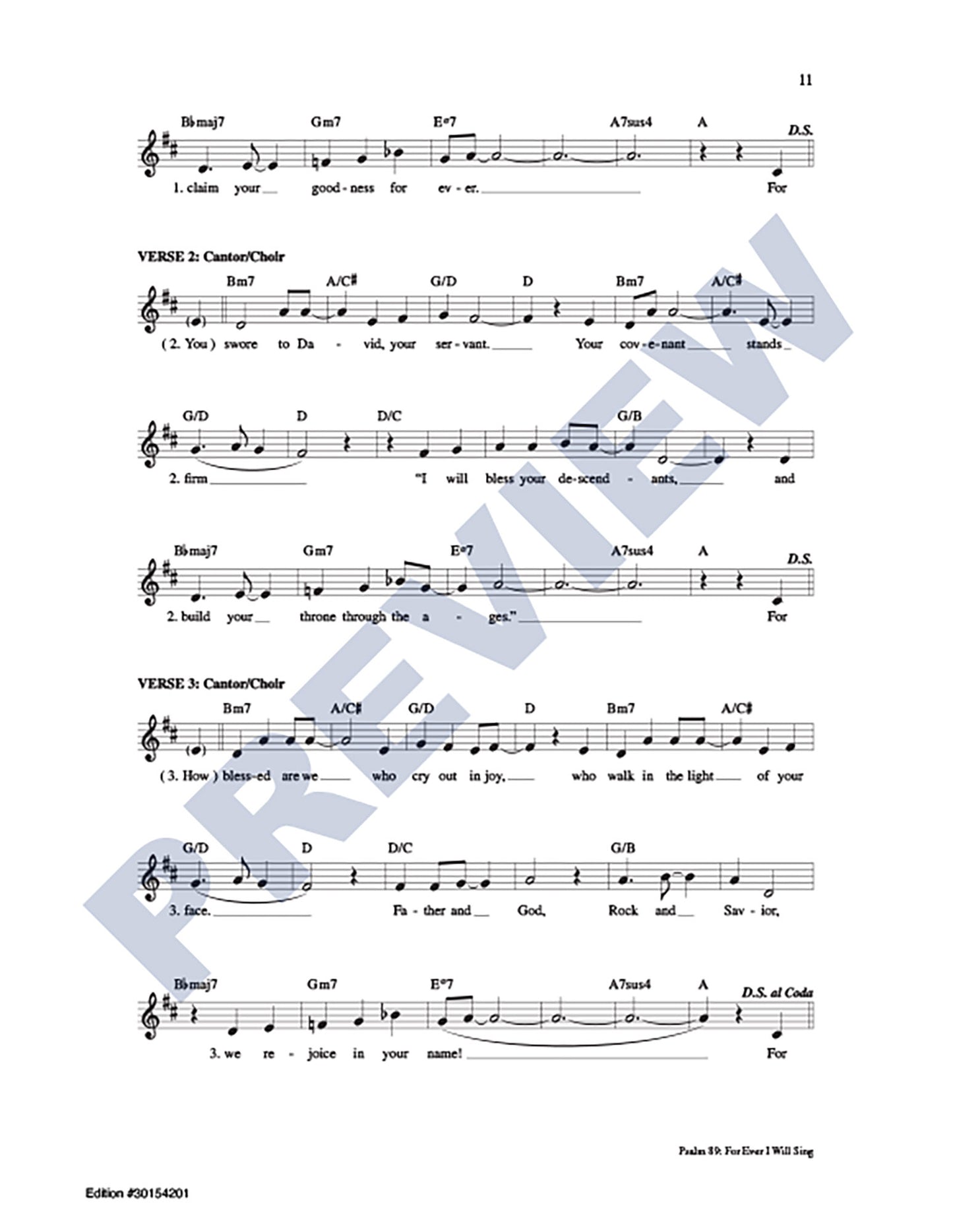 Psalm 89: For Ever I WIll Sing