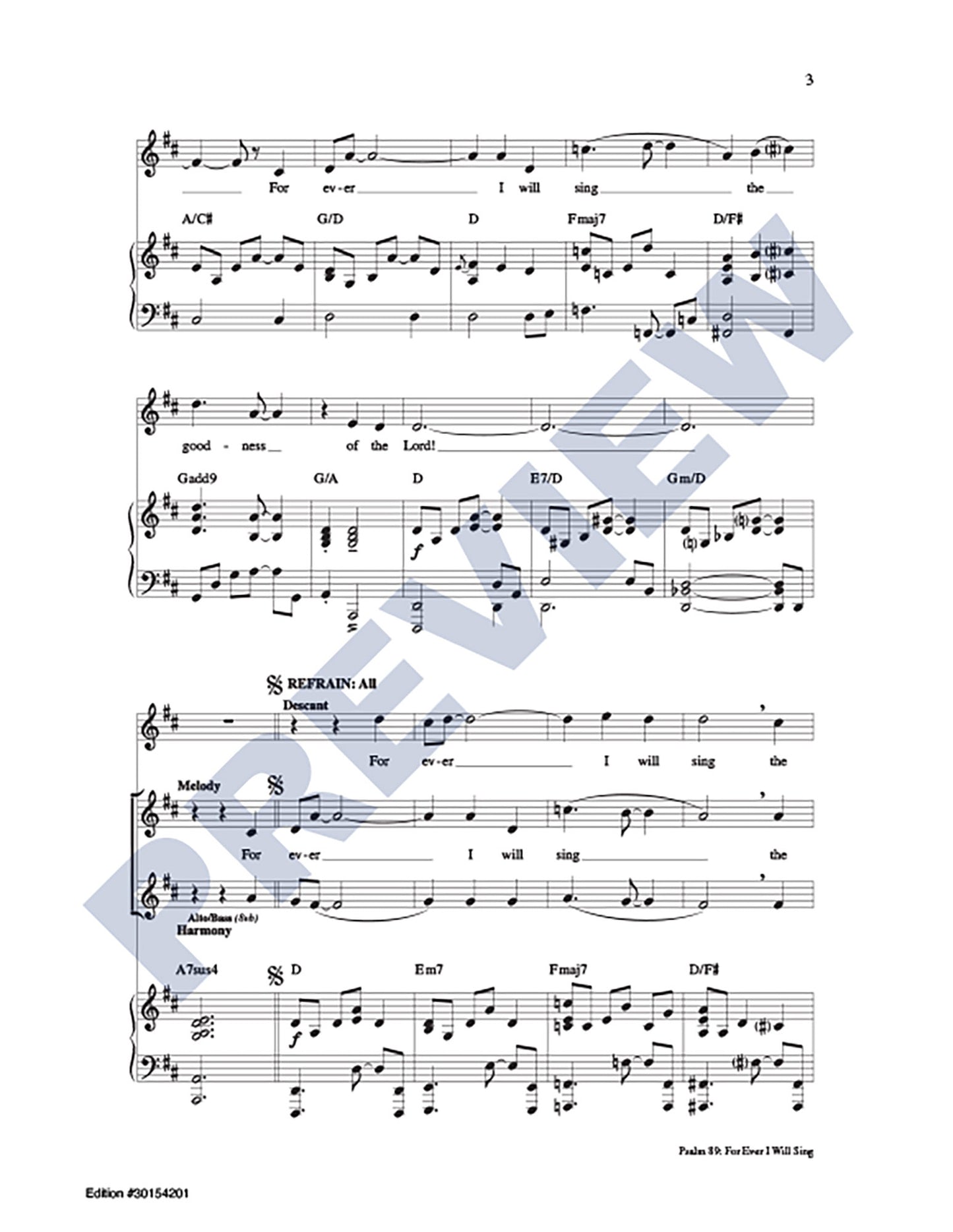 Psalm 89: For Ever I WIll Sing