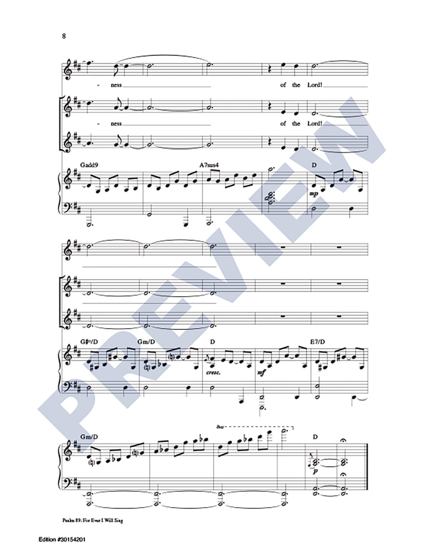 Psalm 89: For Ever I WIll Sing
