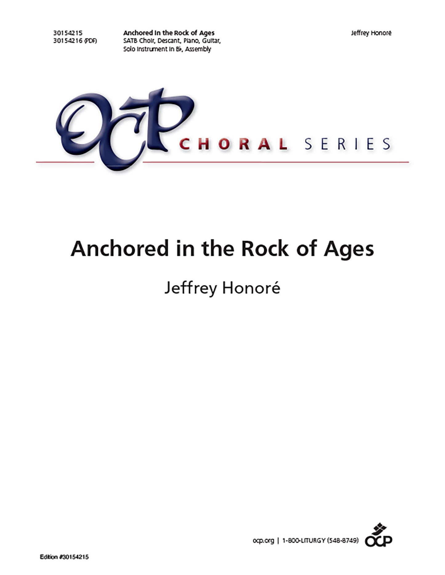 Anchored in the Rock of Ages