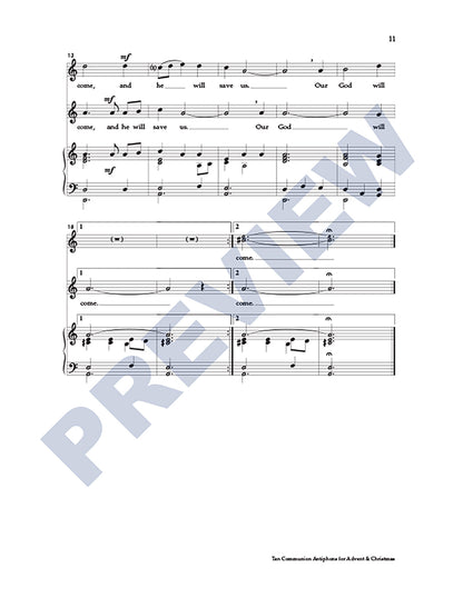 Ten Communion Antiphons for Advent & Christmas