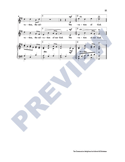 Ten Communion Antiphons for Advent & Christmas