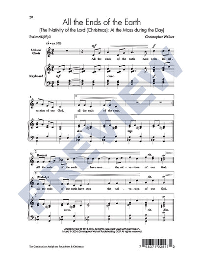 Ten Communion Antiphons for Advent & Christmas