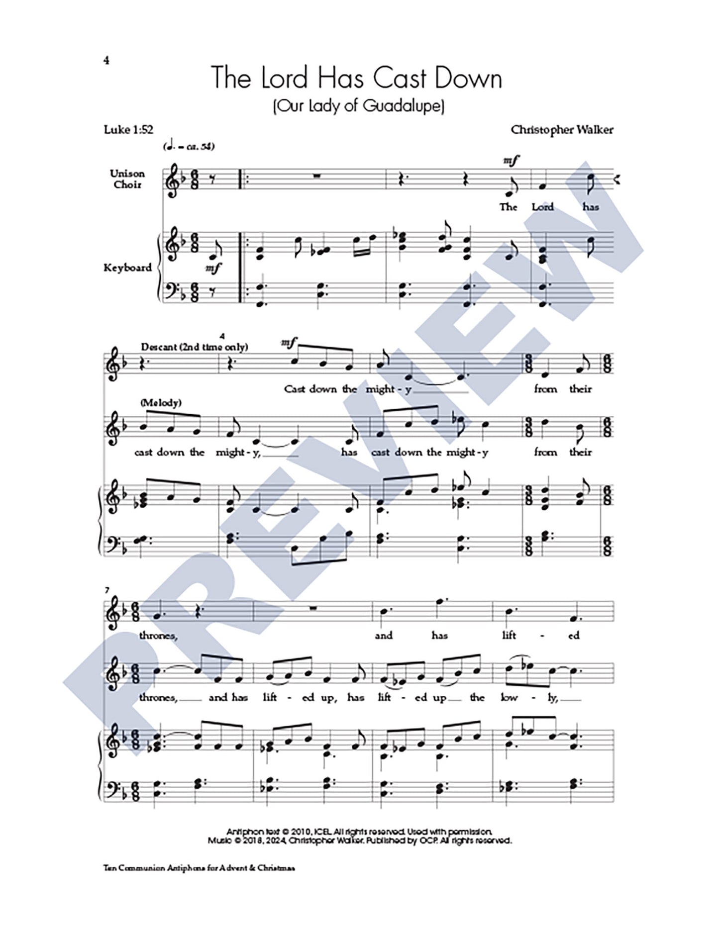 Ten Communion Antiphons for Advent & Christmas