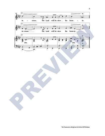 Ten Communion Antiphons for Advent & Christmas