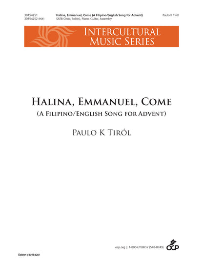 Halina, Emmanuel, Come (A Filipino/English Song for Advent)
