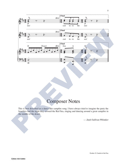 Exodus 15: Canticle of the Free
