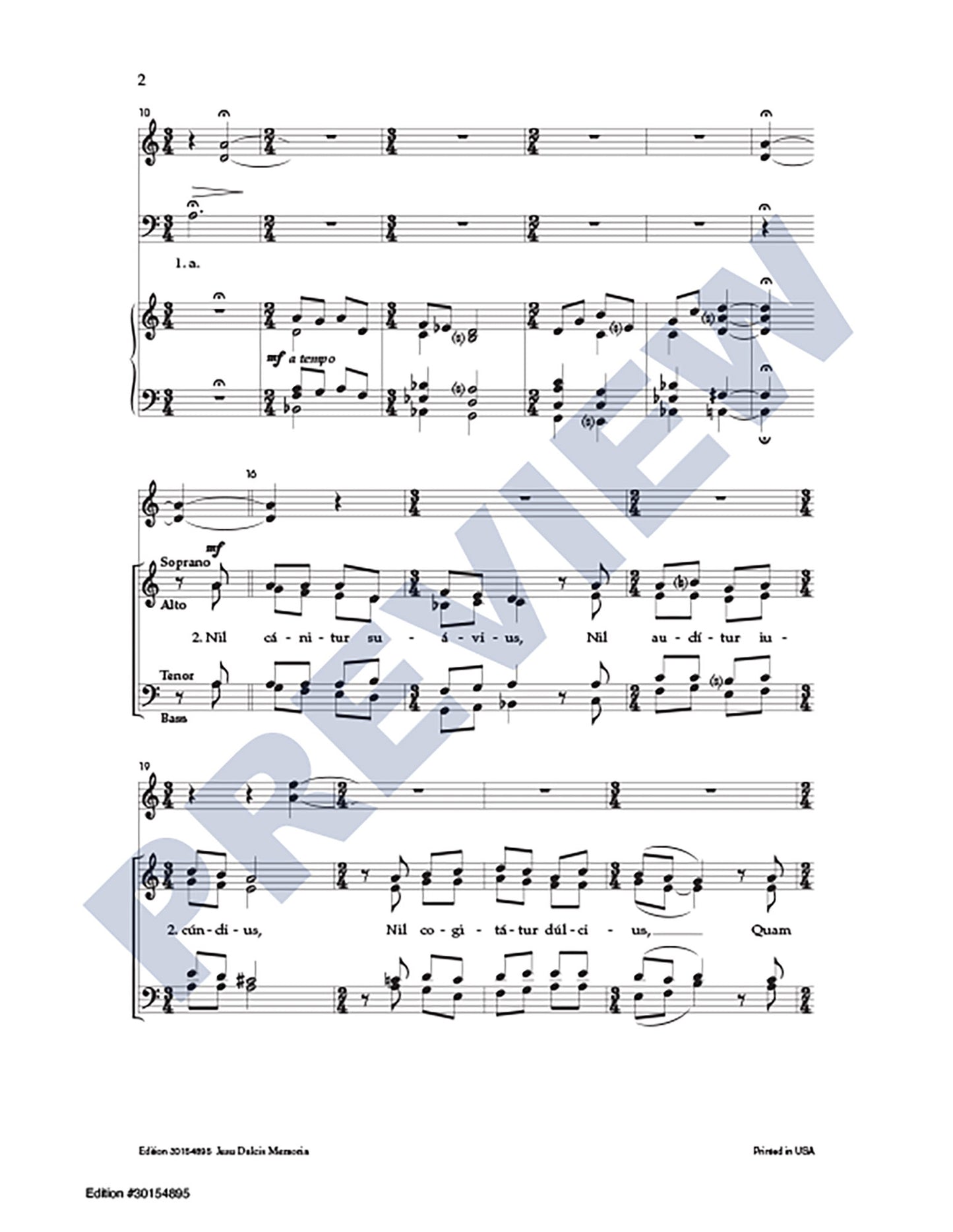 Jesu Dulcis Memoria