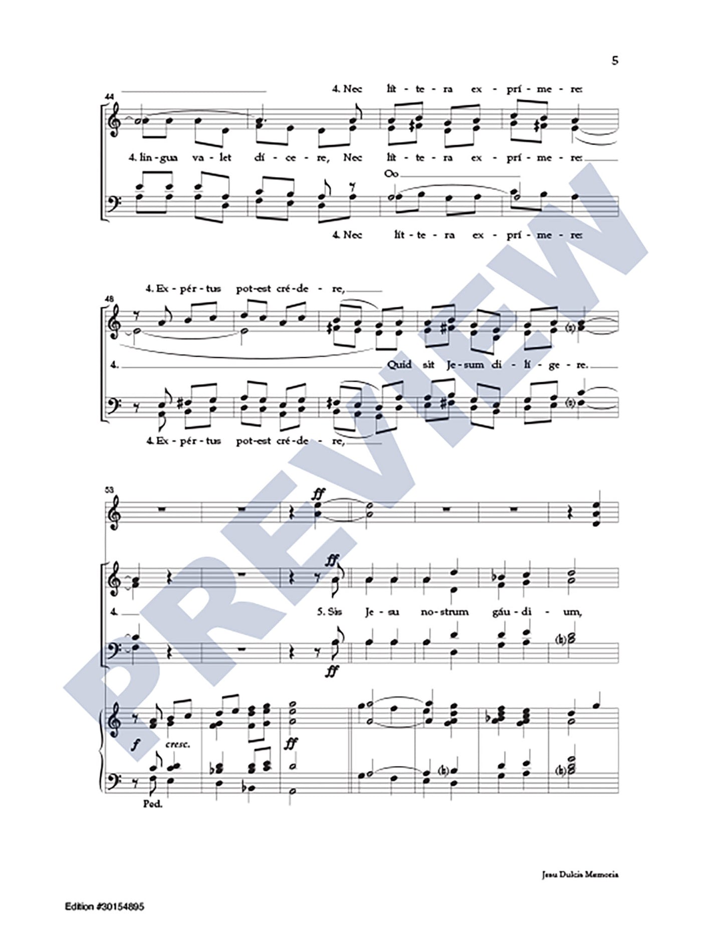 Jesu Dulcis Memoria