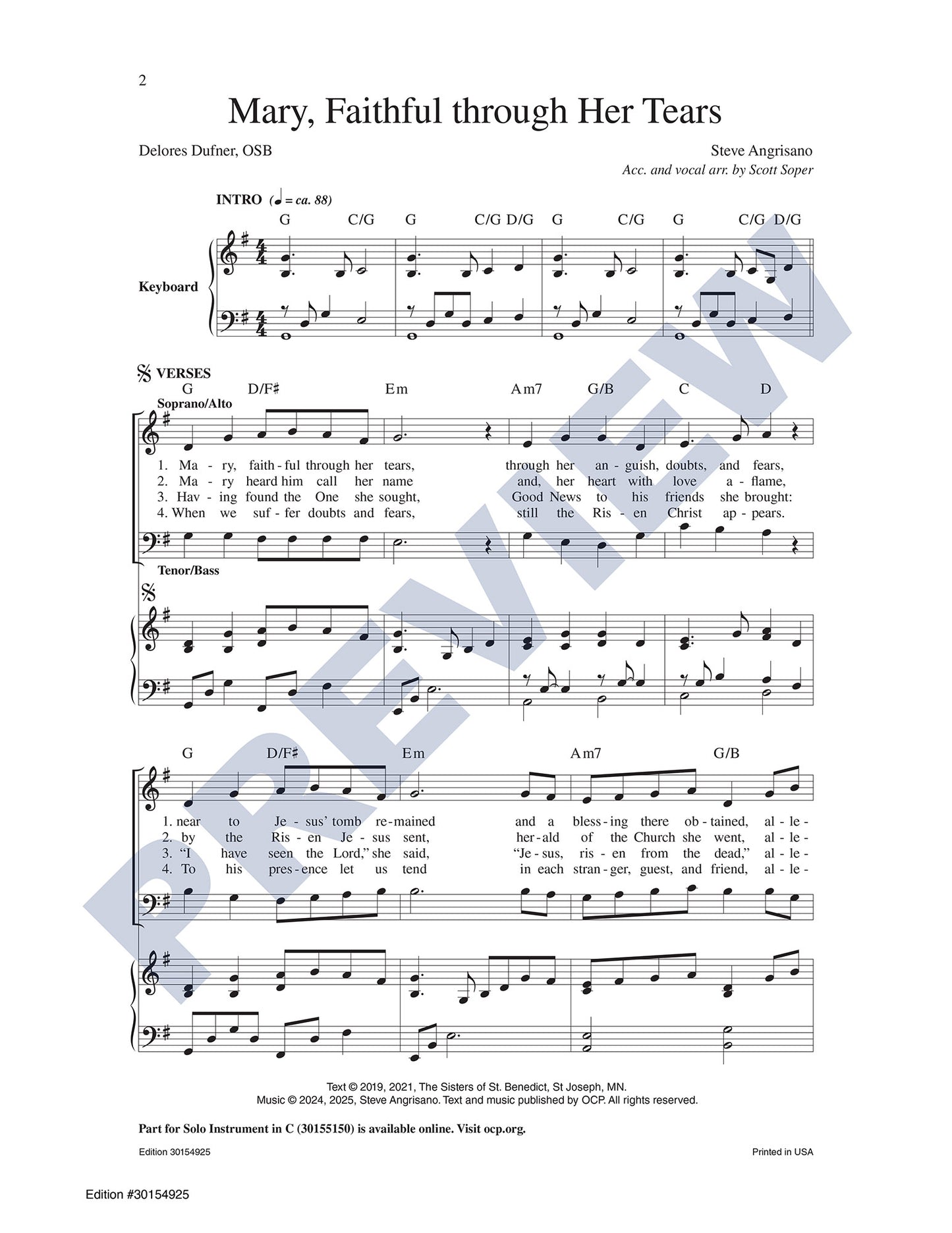 Mary, Faithful through Her Tears