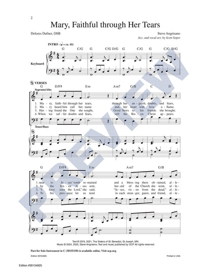 Mary, Faithful through Her Tears