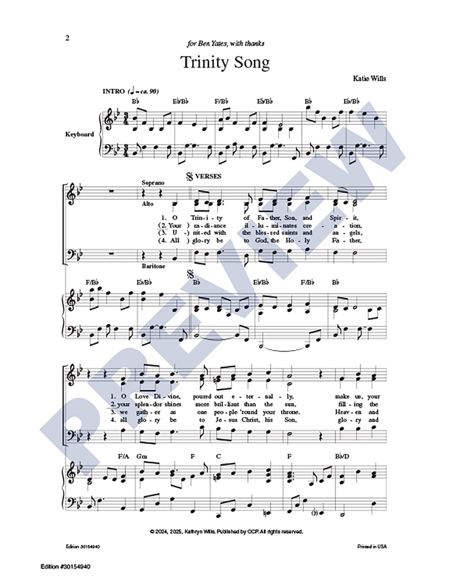 Trinity Song