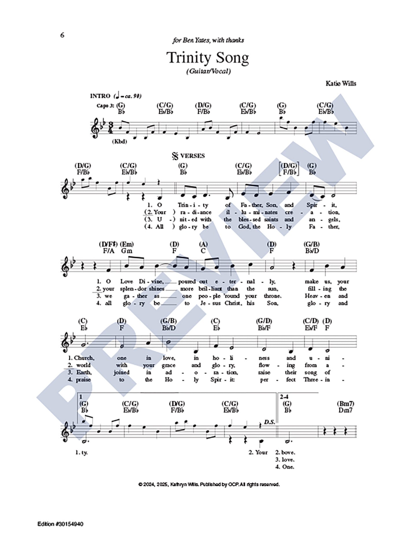 Trinity Song