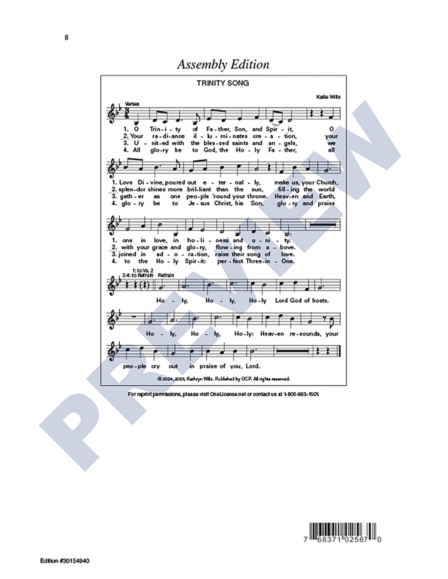 Trinity Song