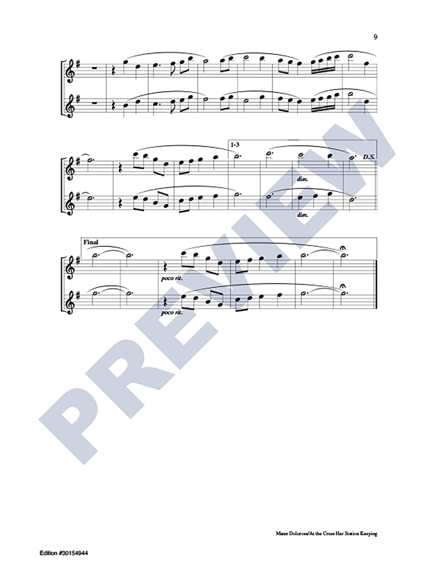 Mater Dolorosa/At the Cross Her Station Keeping