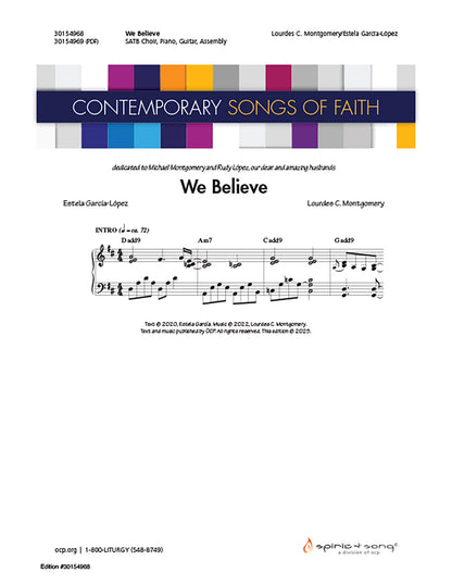 We Believe