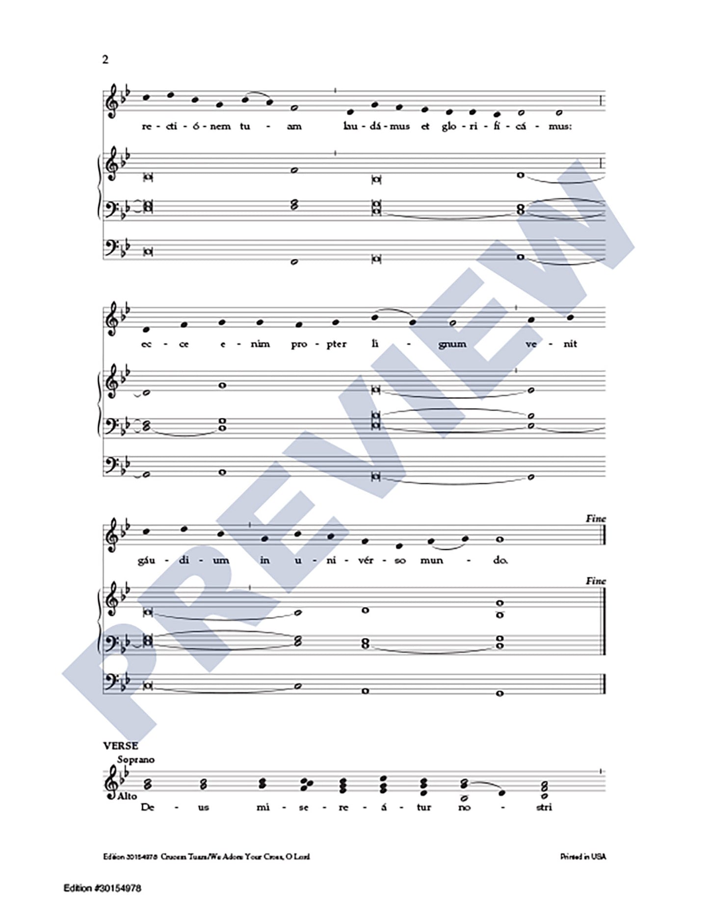 Crucem Tuam/We Adore Your Cross