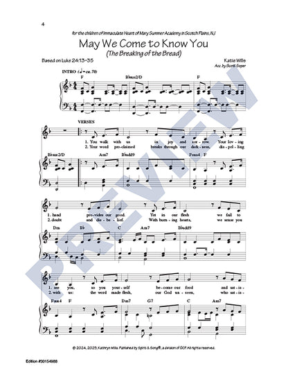 May We Come to Know You (The Breaking of the Bread)