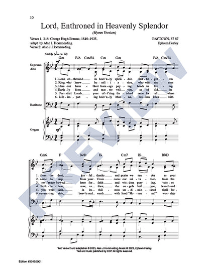 Lord, Enthroned in Heavenly Splendor