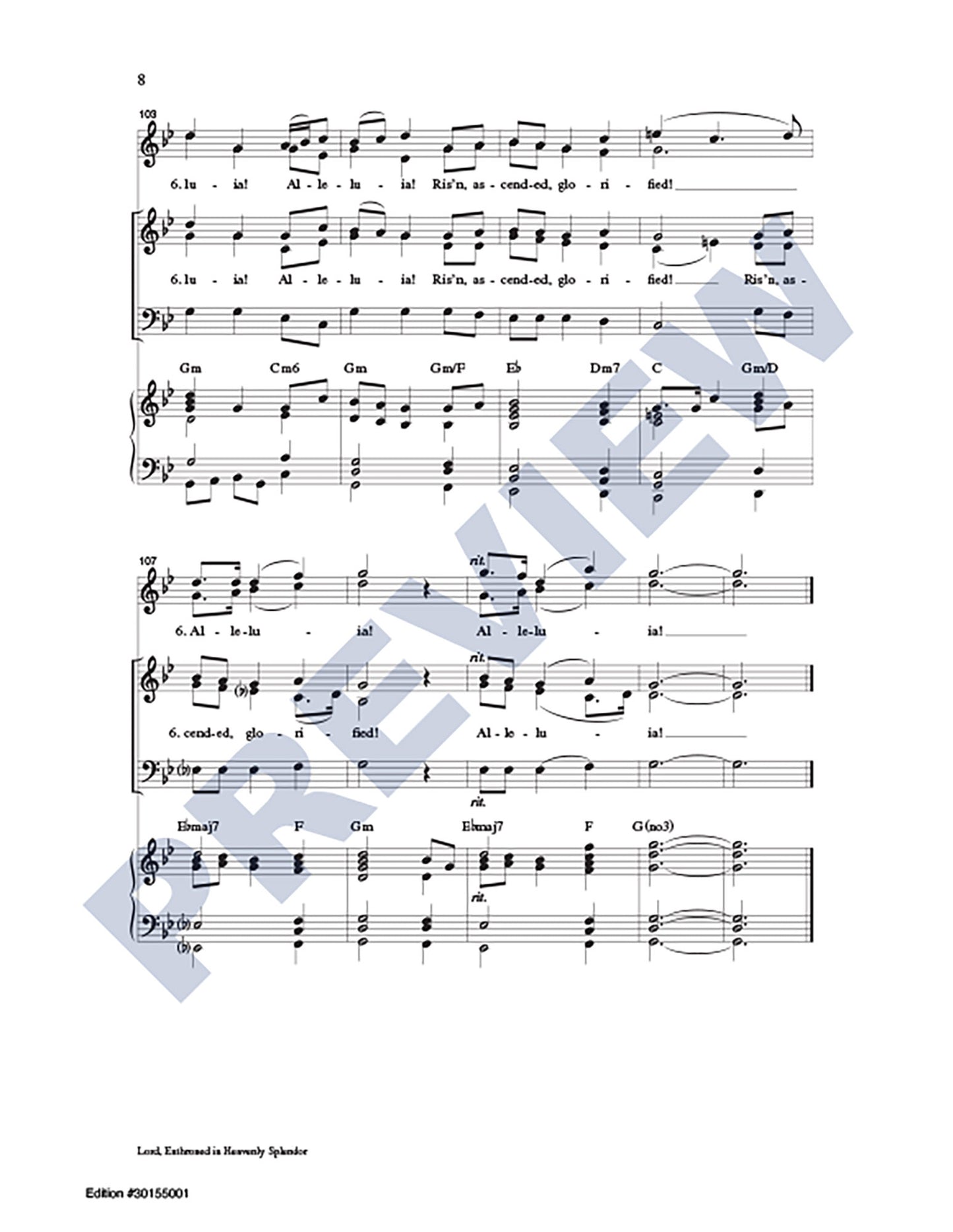 Lord, Enthroned in Heavenly Splendor