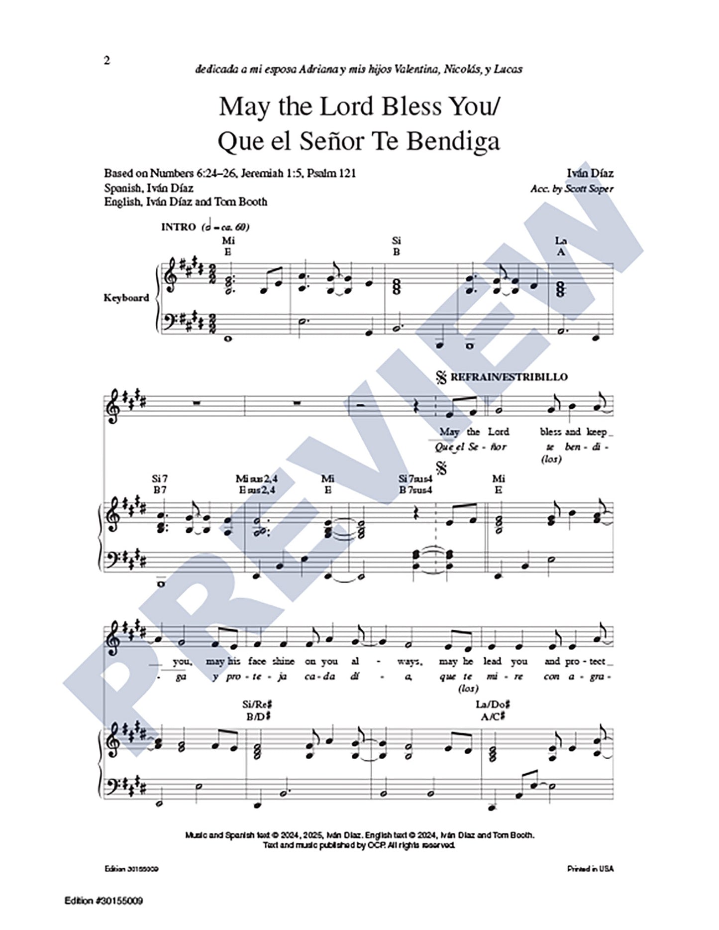 May the Lord Bless You/Que el Señor Te Bendiga