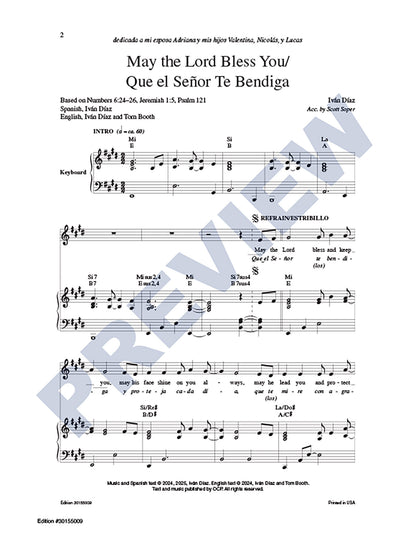 May the Lord Bless You/Que el Señor Te Bendiga