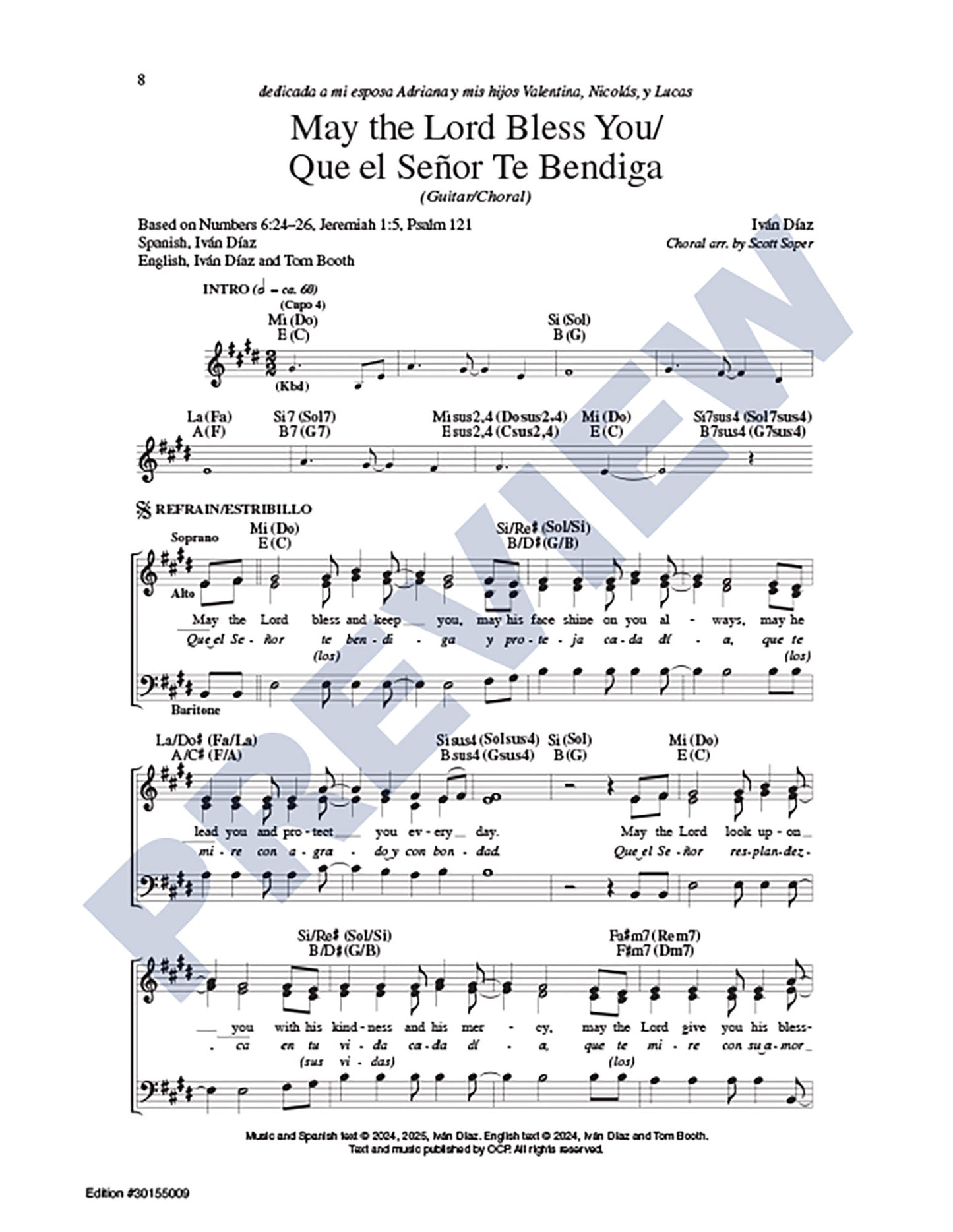 May the Lord Bless You/Que el Señor Te Bendiga