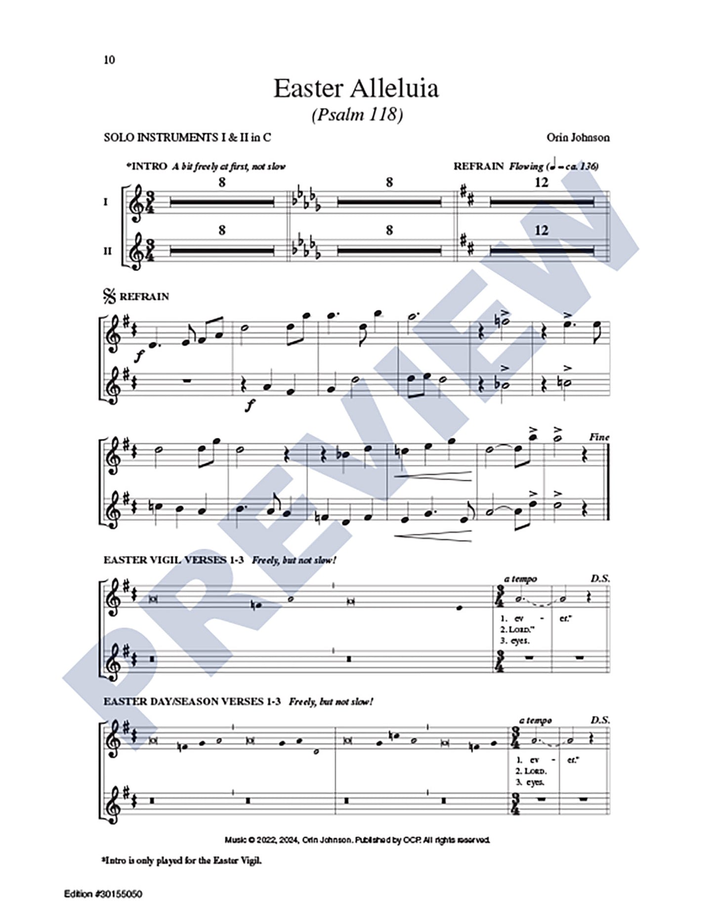 Easter Alleluia (Psalm 118)