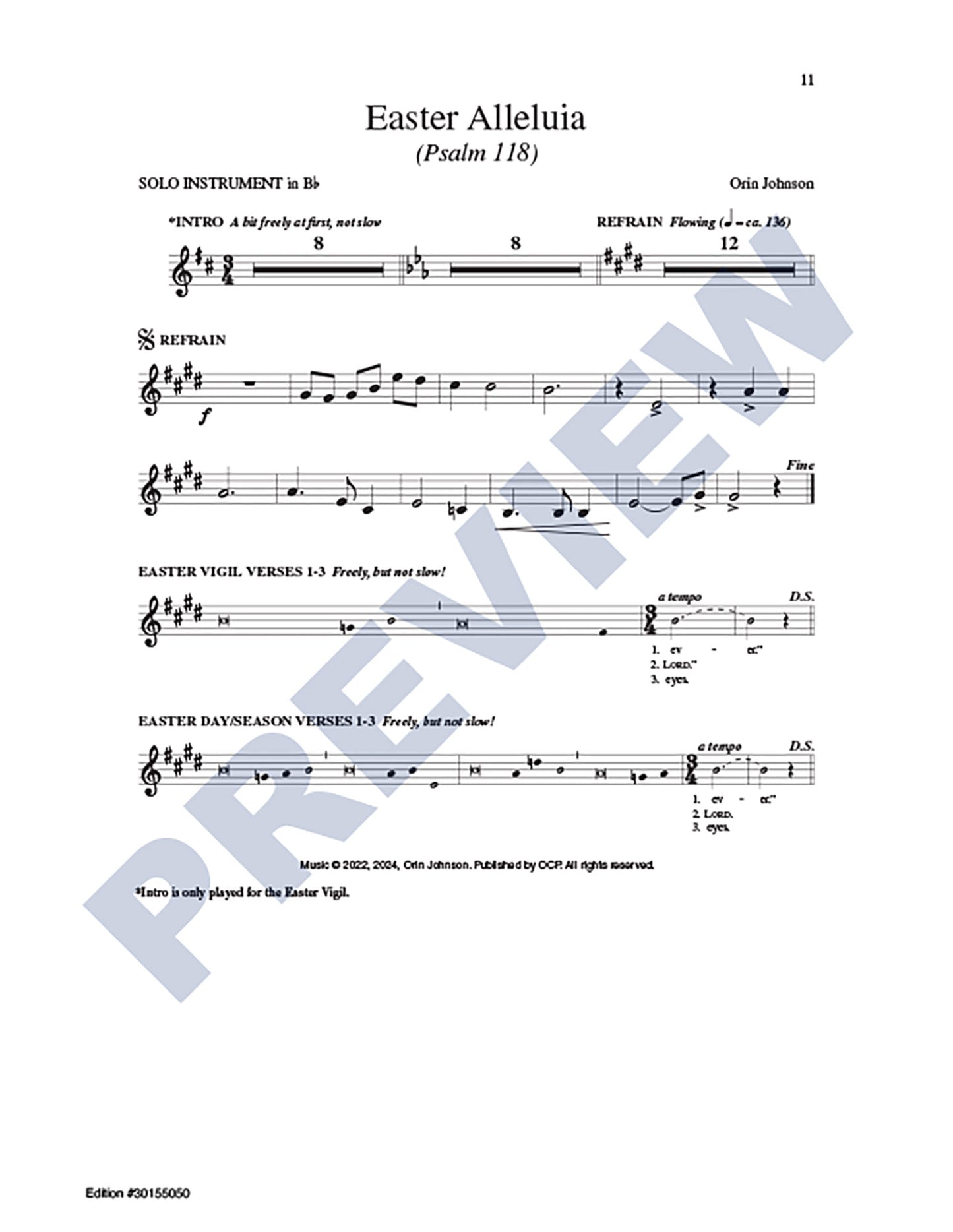 Easter Alleluia (Psalm 118)