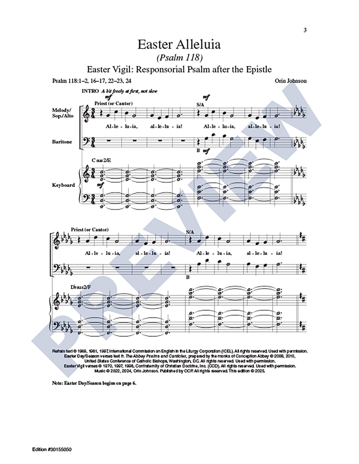 Easter Alleluia (Psalm 118)
