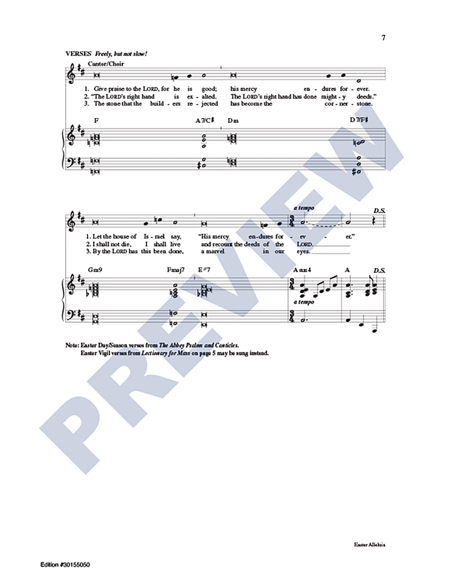 Easter Alleluia (Psalm 118)