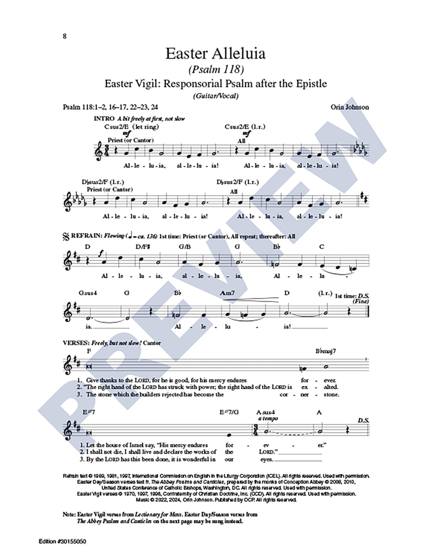 Easter Alleluia (Psalm 118)