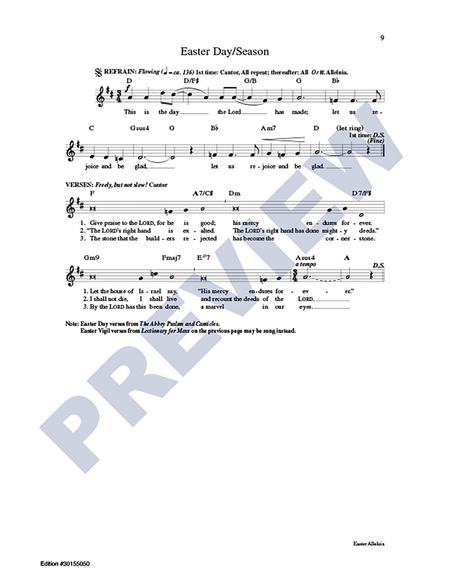 Easter Alleluia (Psalm 118)