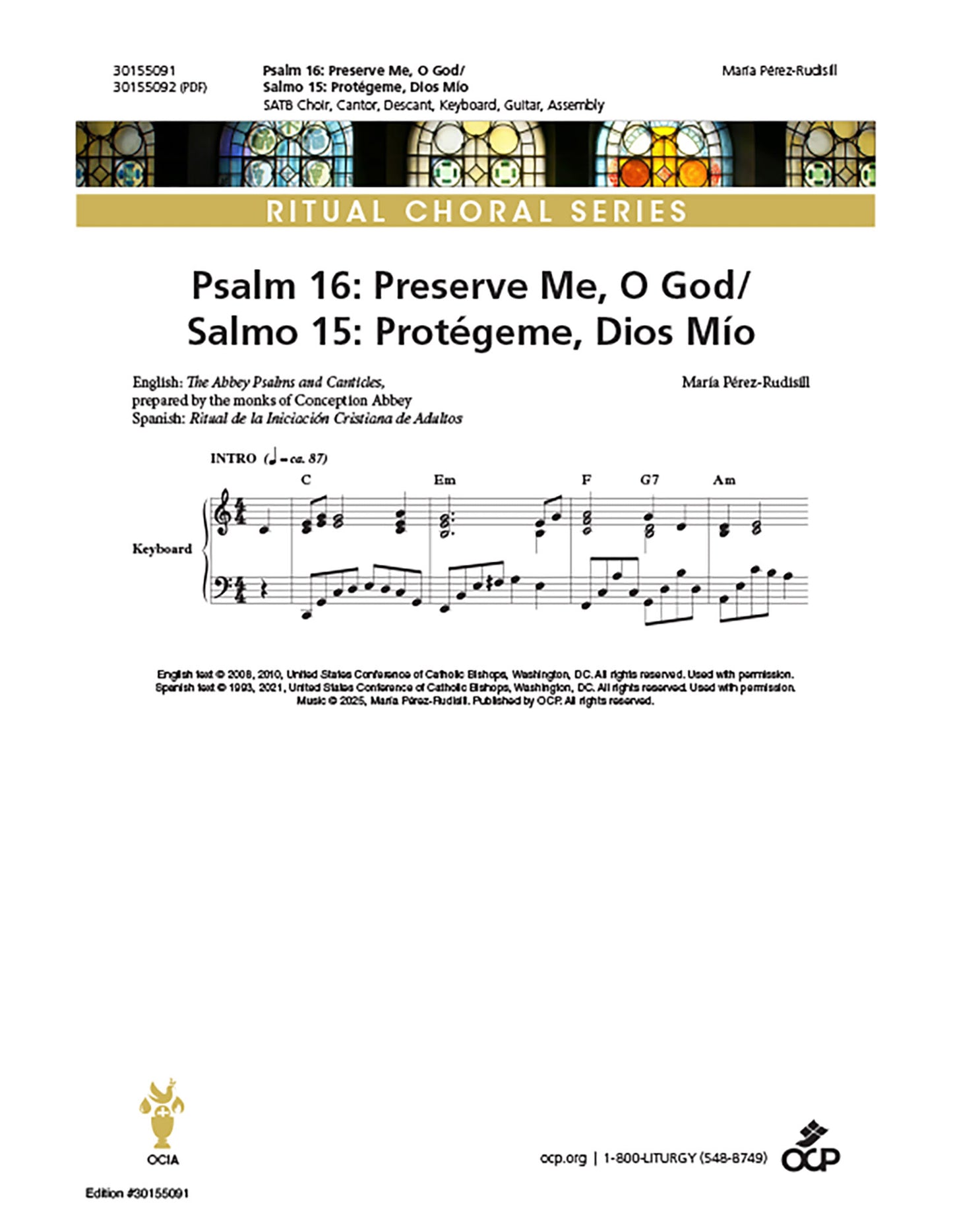 Psalm 16: Preserve Me, O God/Salmo 15: Protégeme, Dios Mío