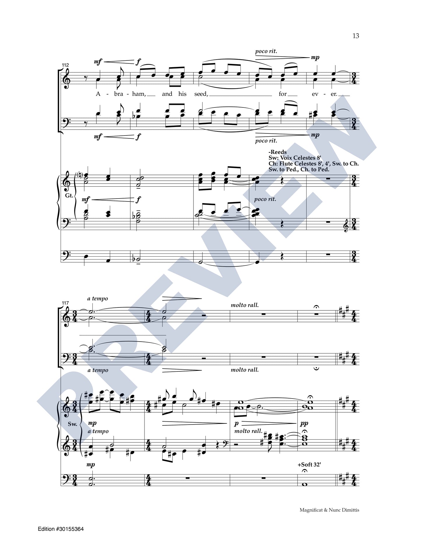 Magnificat & Nunc Dimittis