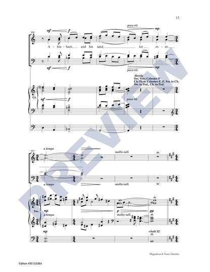Magnificat & Nunc Dimittis