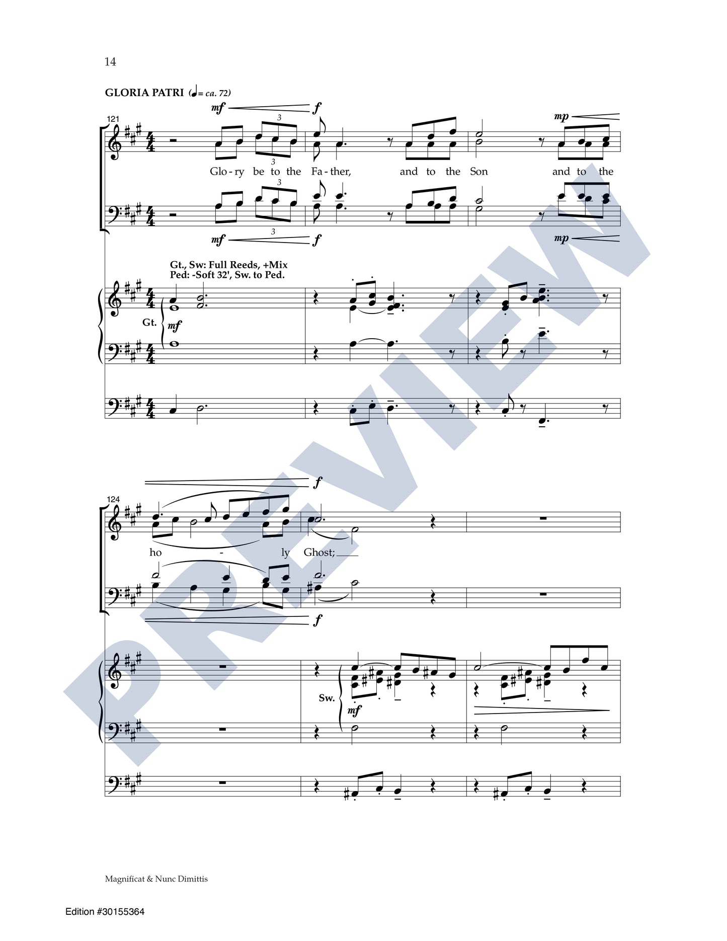 Magnificat & Nunc Dimittis