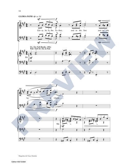 Magnificat & Nunc Dimittis