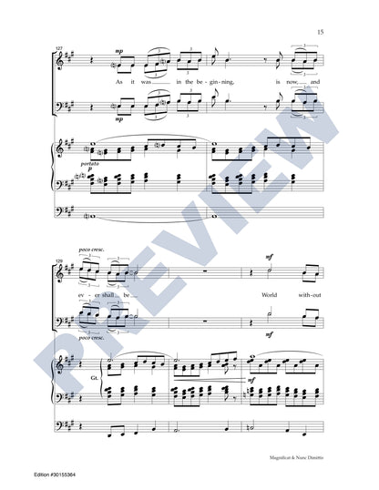 Magnificat & Nunc Dimittis