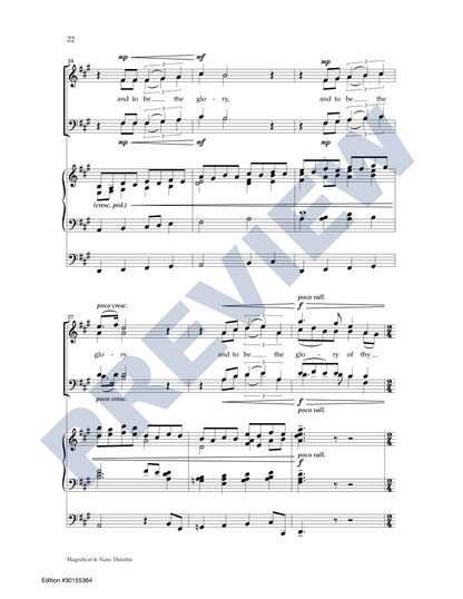 Magnificat & Nunc Dimittis