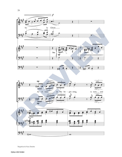 Magnificat & Nunc Dimittis