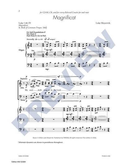 Magnificat & Nunc Dimittis