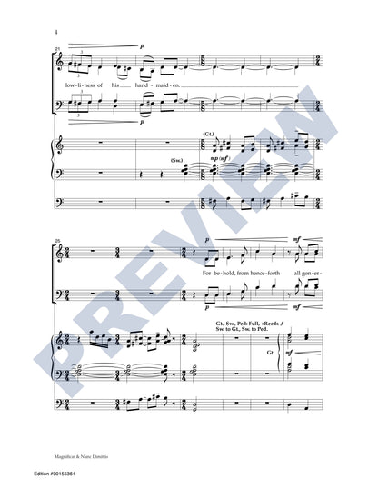 Magnificat & Nunc Dimittis