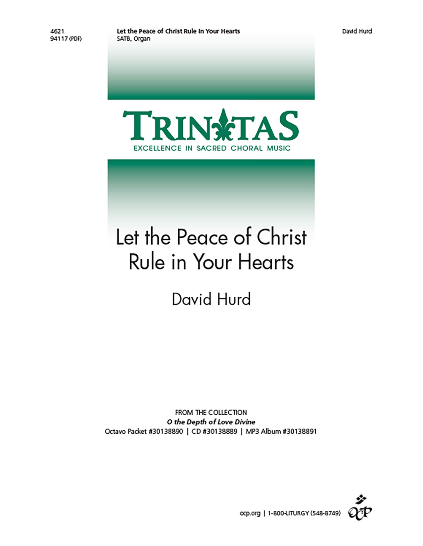Let the Peace of Christ Rule in Your Hearts