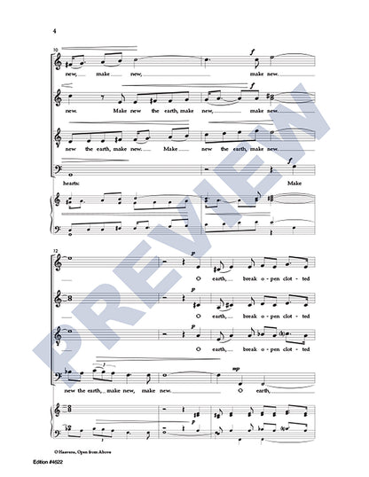 O Heavens, Open from Above