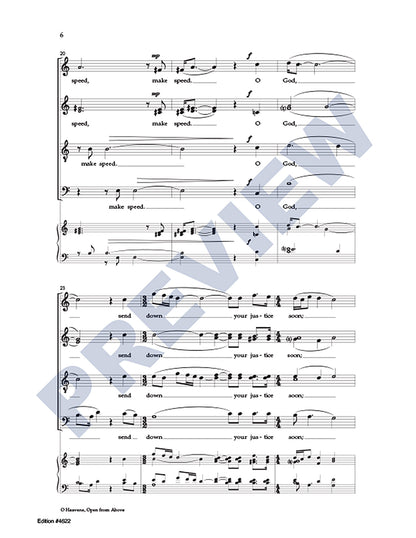 O Heavens, Open from Above