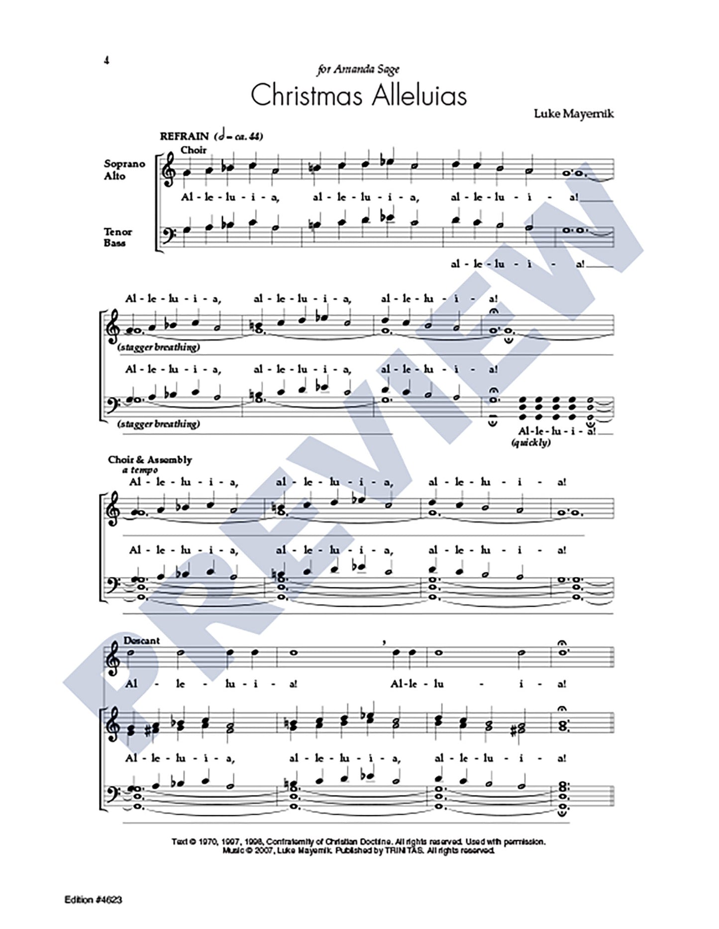 Advent and Christmas Alleluias